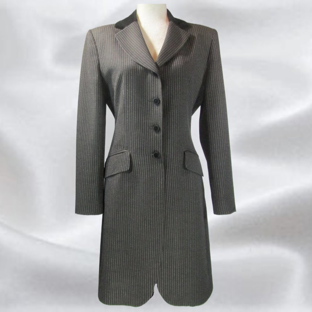 Holt Renfrew Collection Long Suit Coat in Size 8